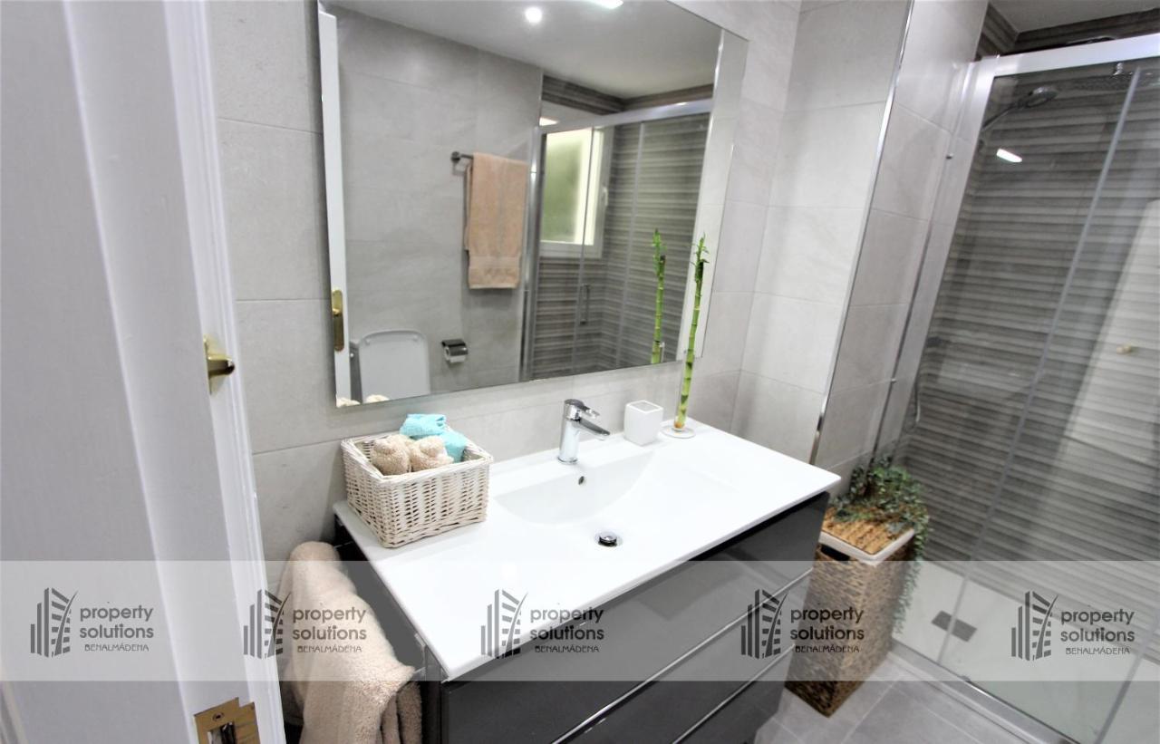 Benalgolf Vista Al Mar - Piscina Y Playa - Cercano A Campo De Golf 贝纳尔马德纳 外观 照片