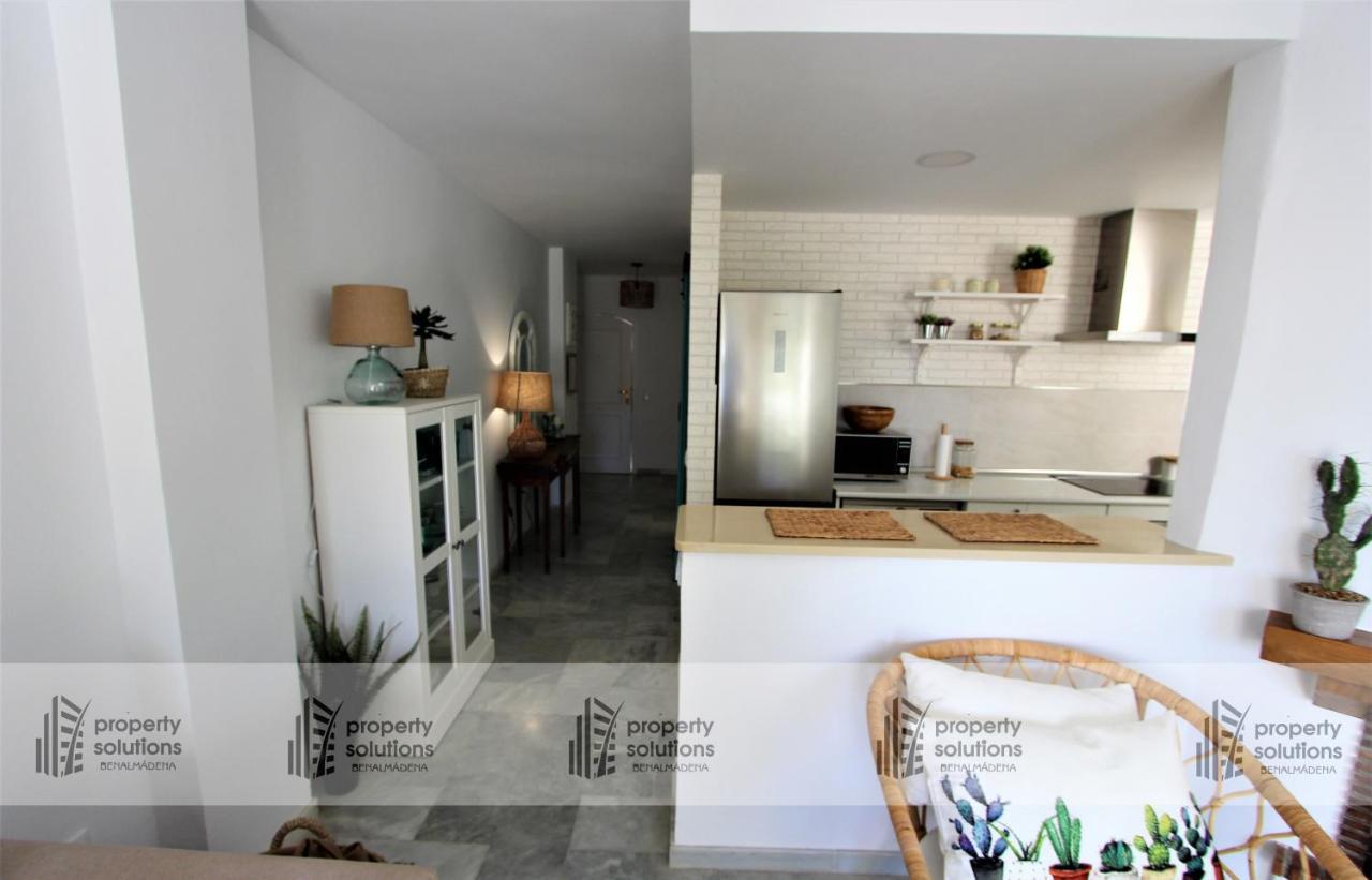 Benalgolf Vista Al Mar - Piscina Y Playa - Cercano A Campo De Golf 贝纳尔马德纳 外观 照片
