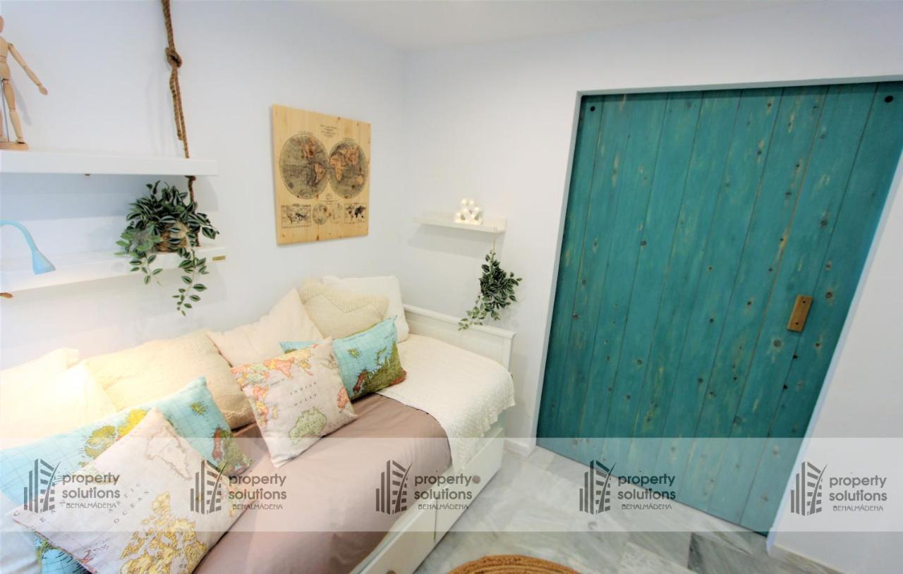 Benalgolf Vista Al Mar - Piscina Y Playa - Cercano A Campo De Golf 贝纳尔马德纳 外观 照片