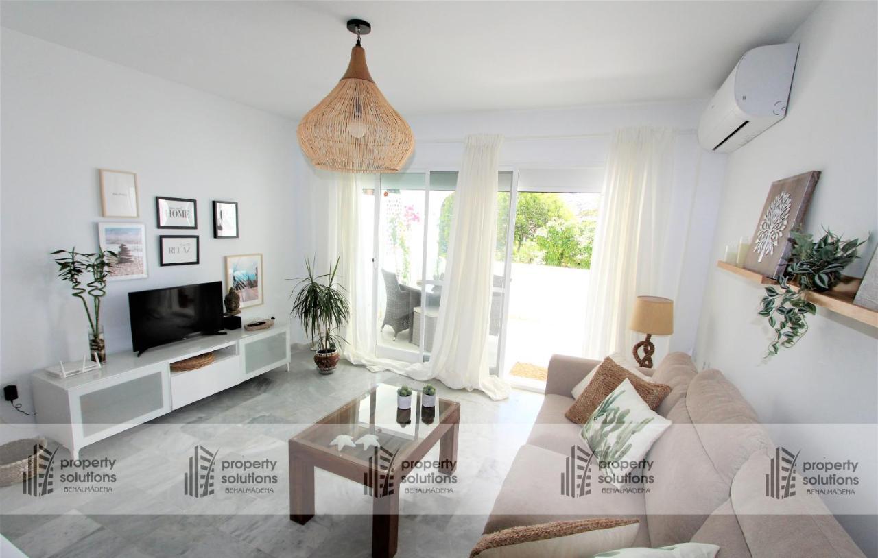 Benalgolf Vista Al Mar - Piscina Y Playa - Cercano A Campo De Golf 贝纳尔马德纳 外观 照片