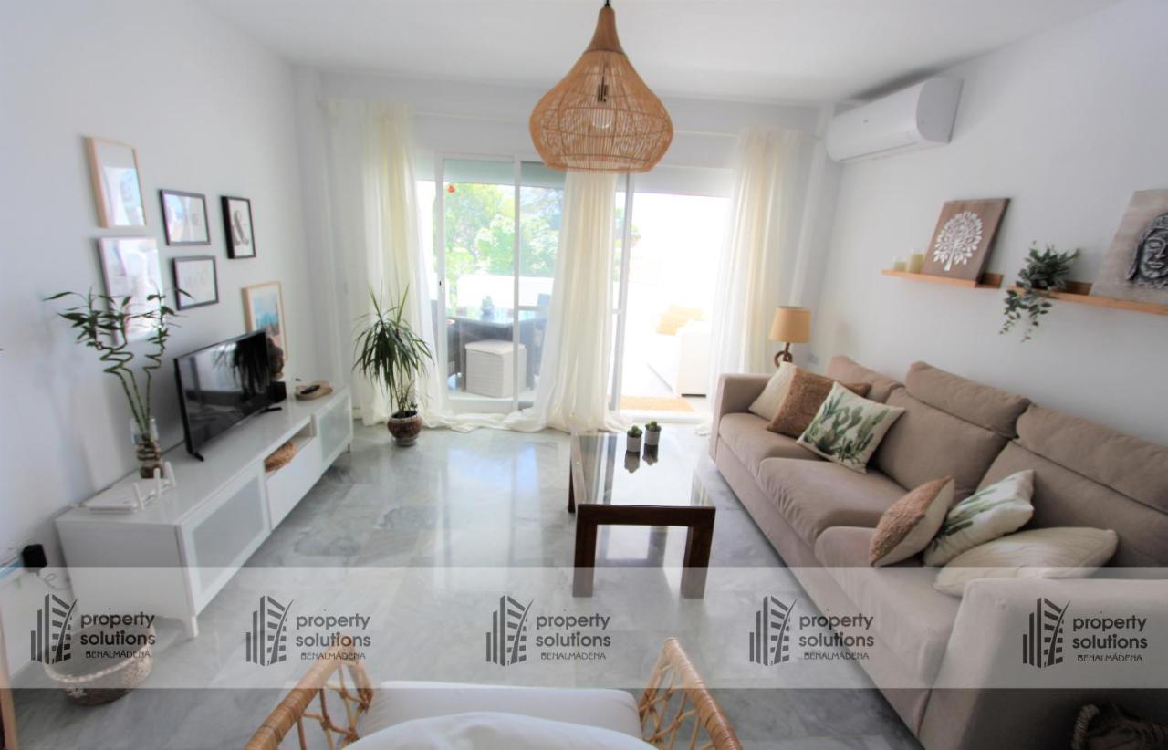 Benalgolf Vista Al Mar - Piscina Y Playa - Cercano A Campo De Golf 贝纳尔马德纳 外观 照片