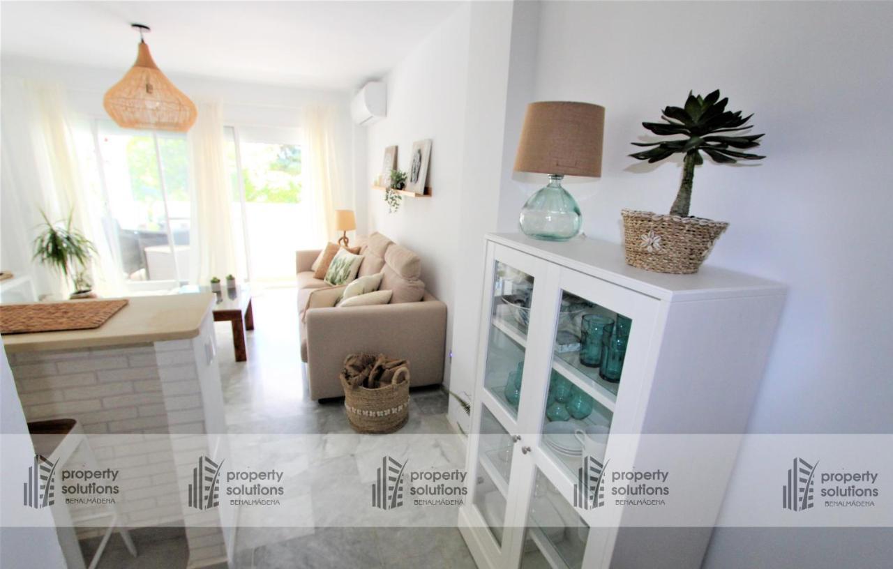 Benalgolf Vista Al Mar - Piscina Y Playa - Cercano A Campo De Golf 贝纳尔马德纳 外观 照片